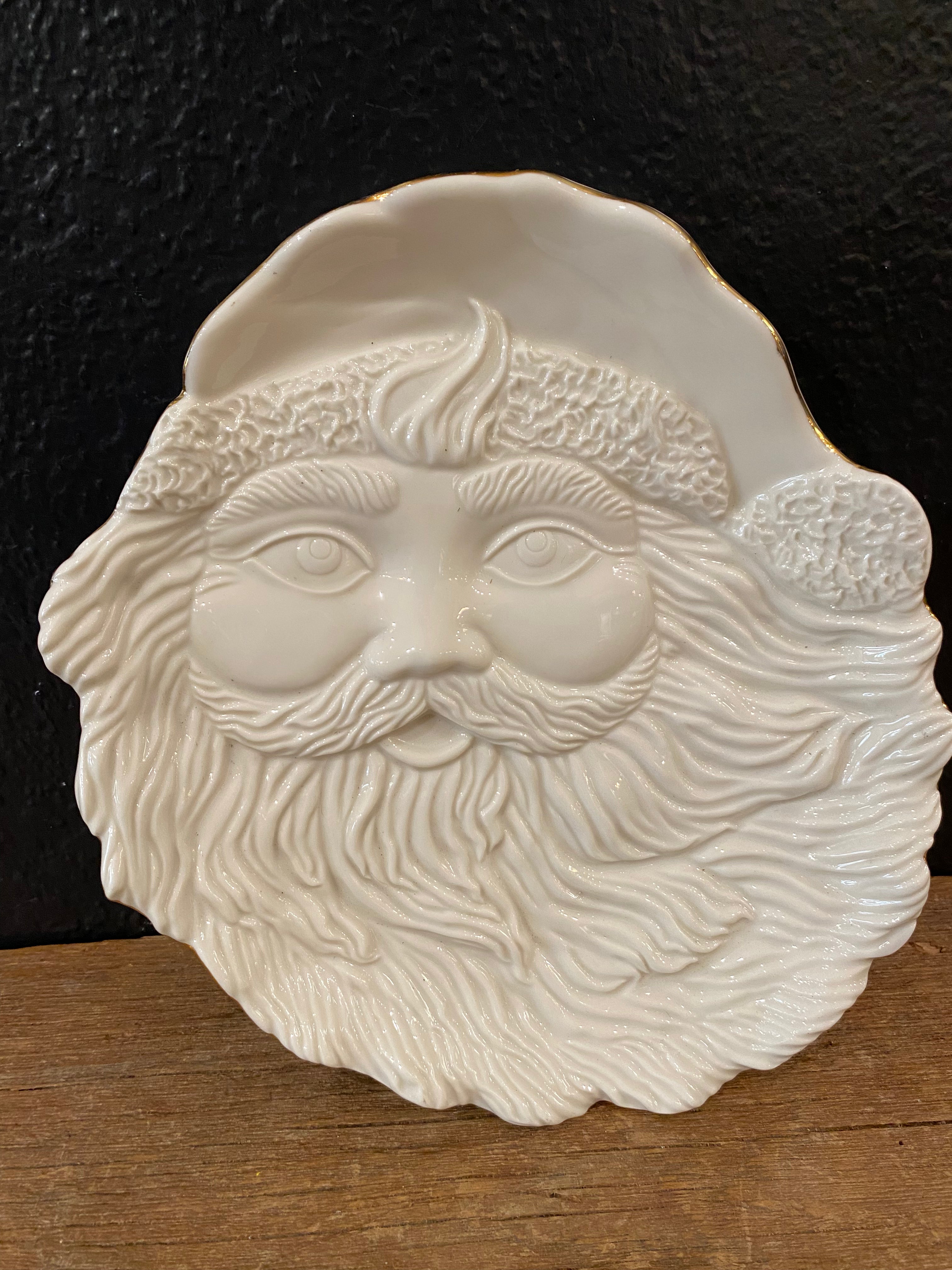 Santa Cookie Plate
