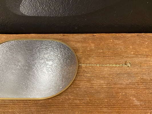 Gold Framed Mirror | Oval
