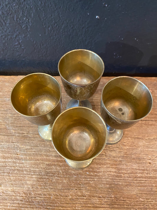Brass Goblets