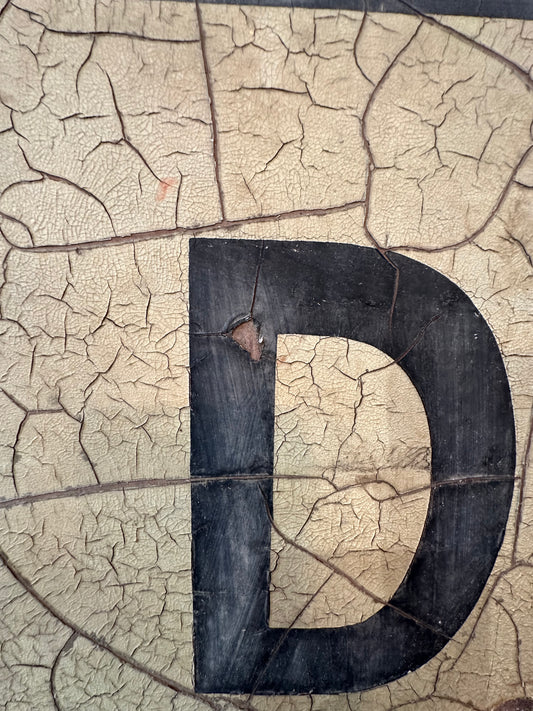 Vintage ‘Do Not Pass’ Road Sign