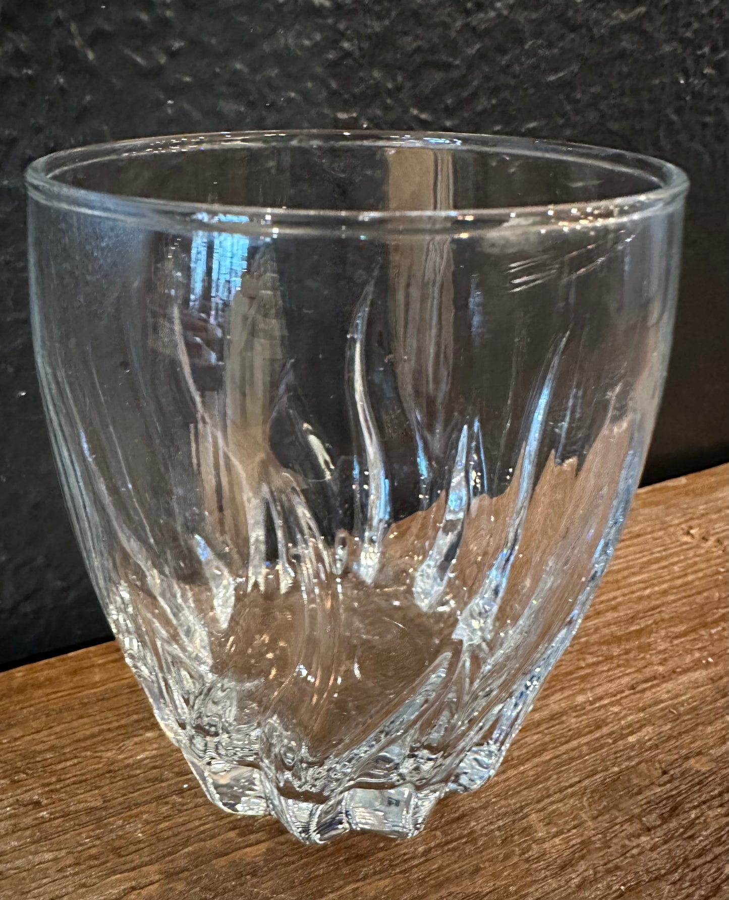 Rocks Glasses ~ Swirl Design / Set Of Four