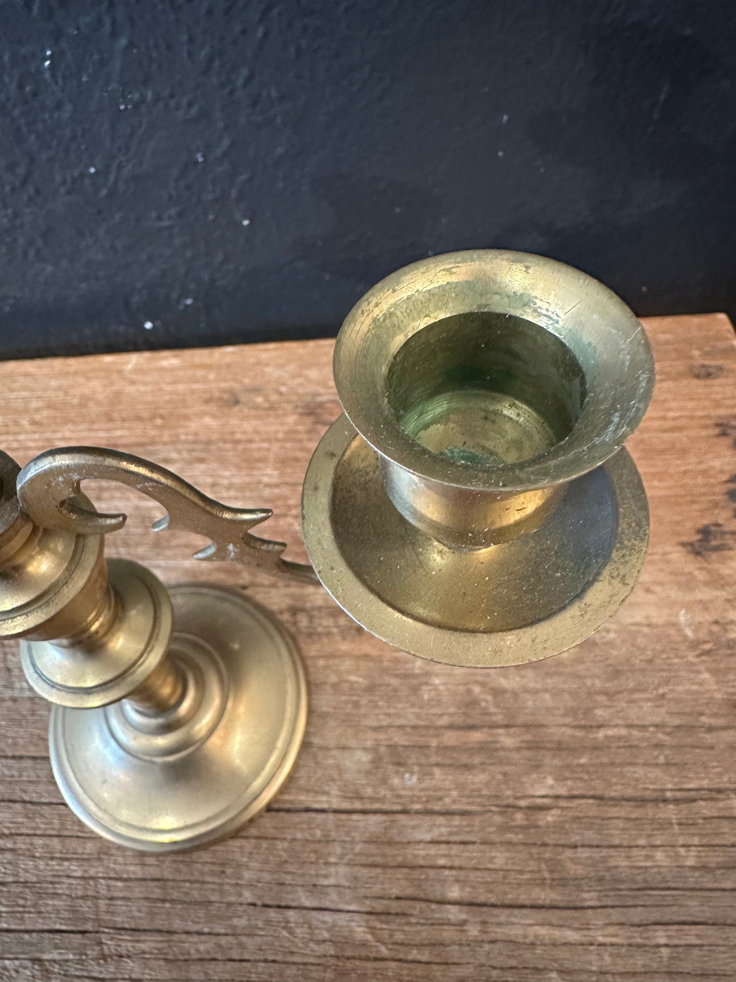 Vintage Brass Candelabra