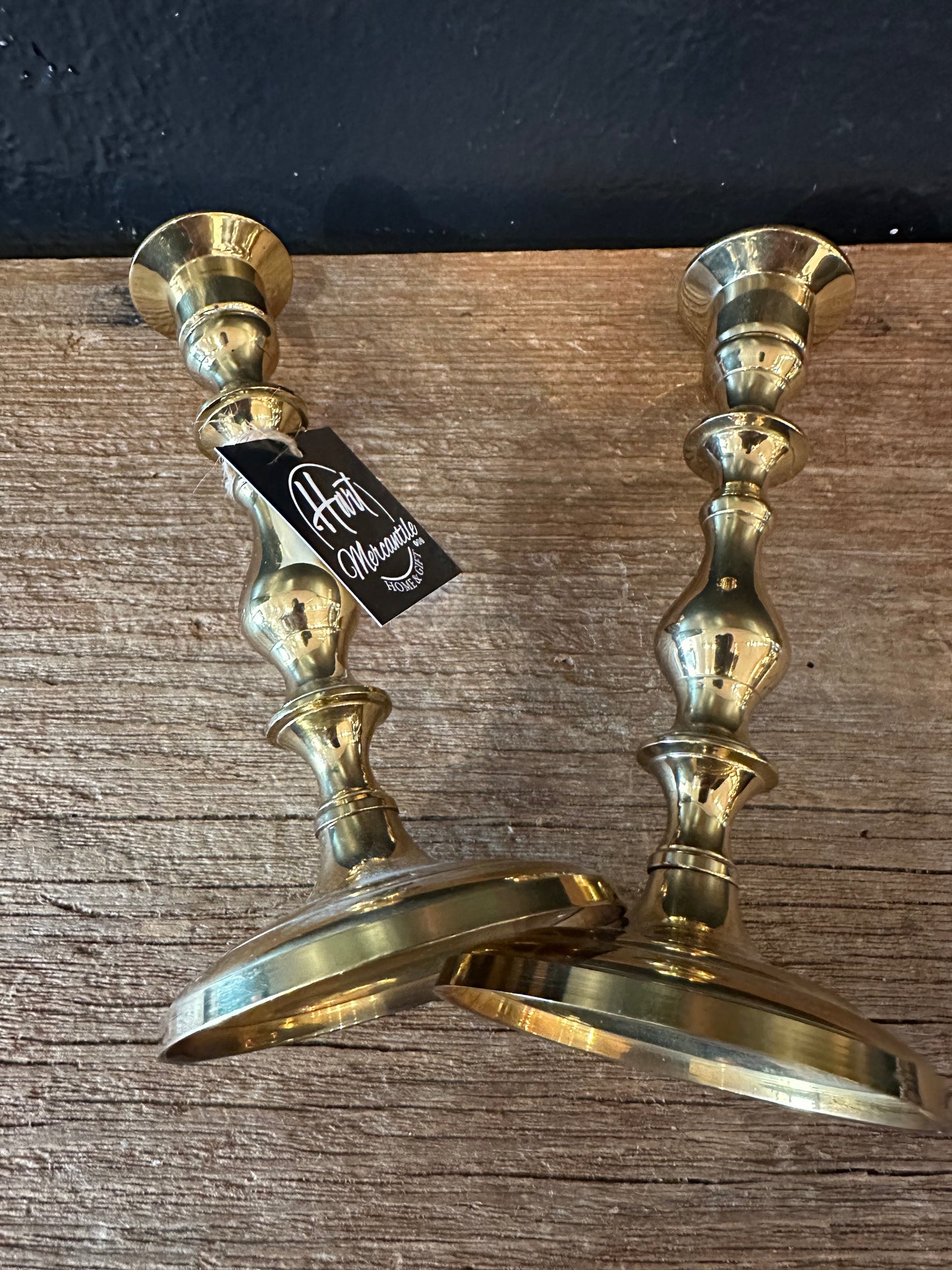 Pair Of Brass Candlesticks