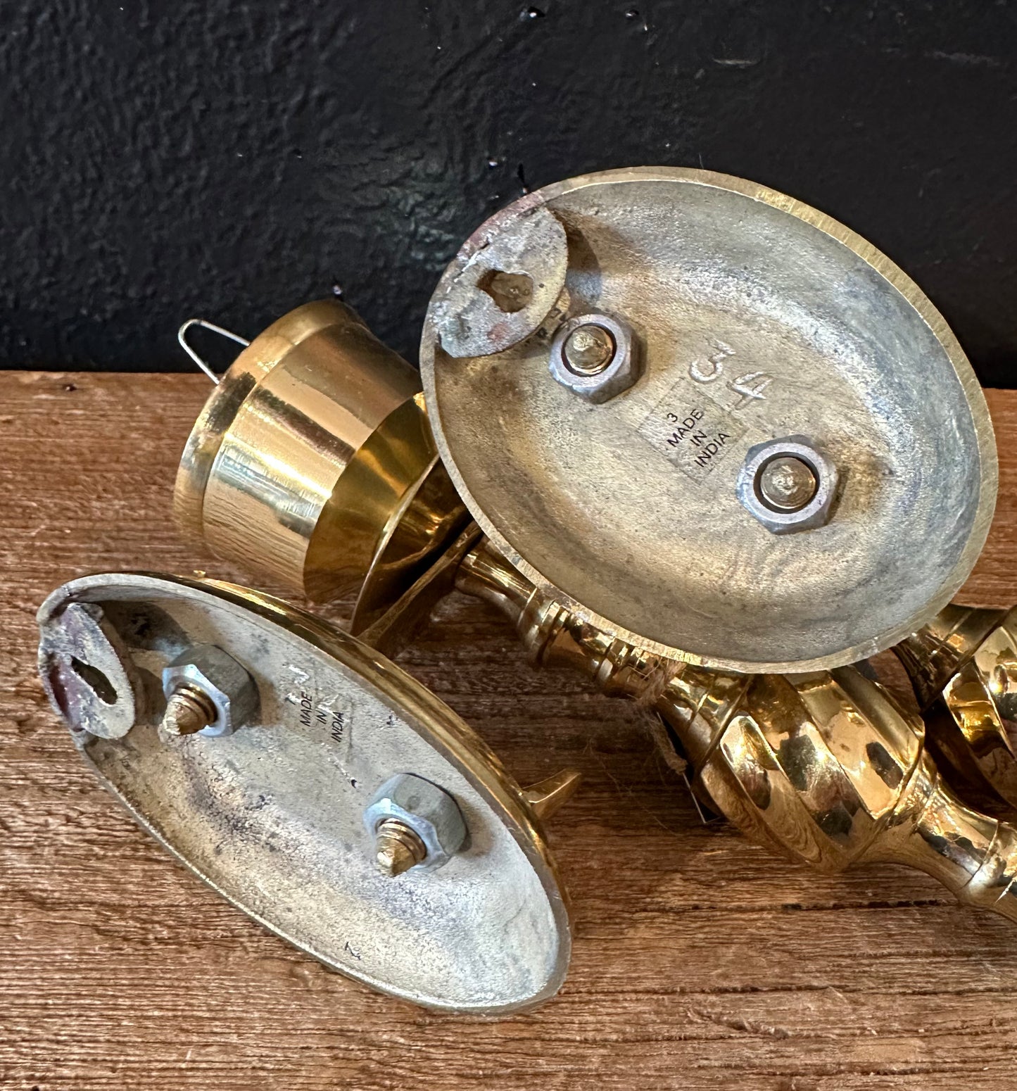 Vintage Brass Wall Sconces