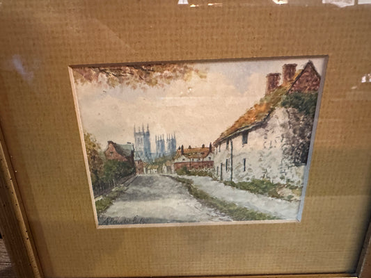 Framed Lincoln Cathedral Print