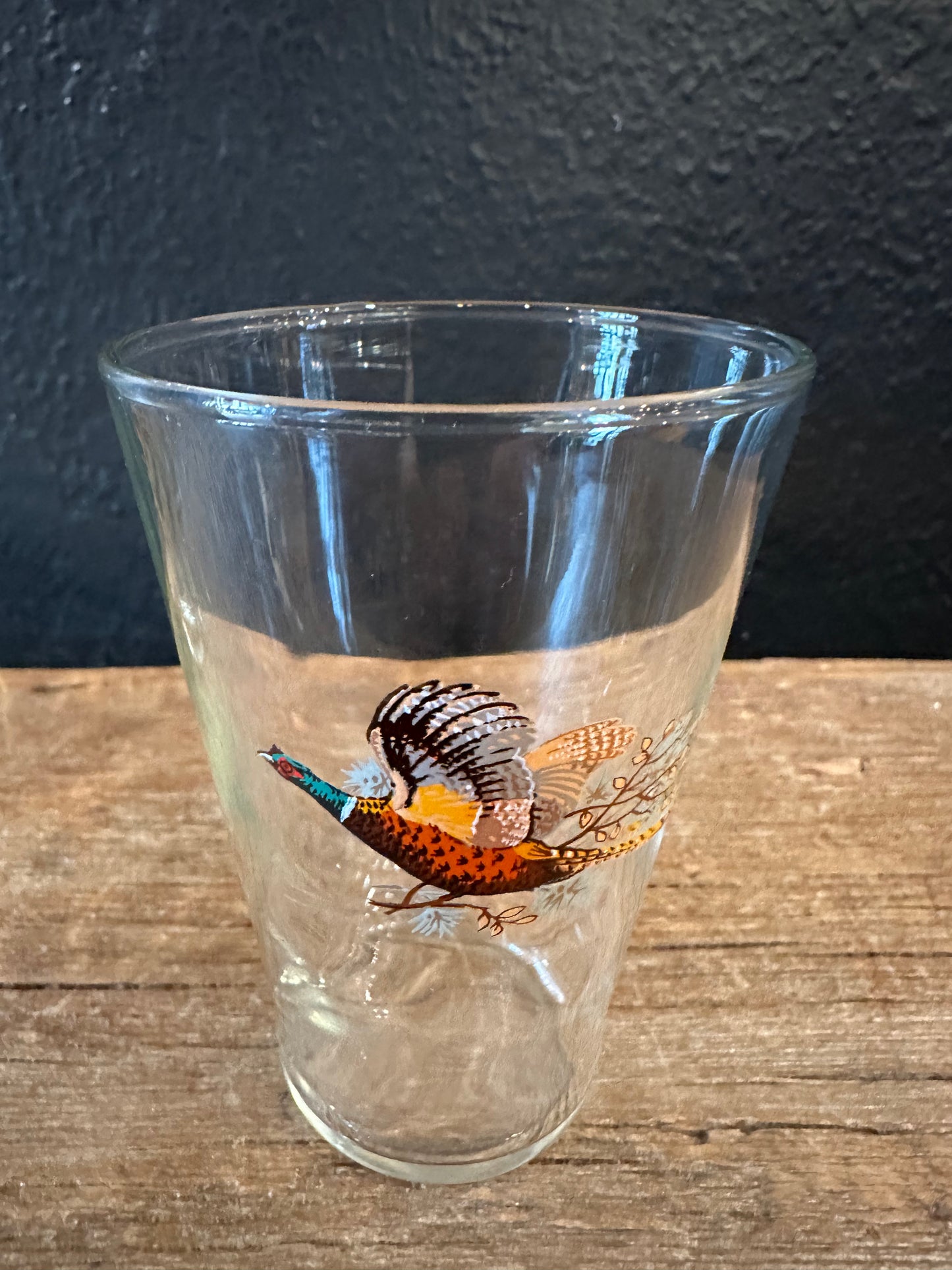 Vintage Waterfowl Glasses | Set Of 4