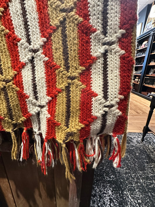 Vintage Western Motif Afghan