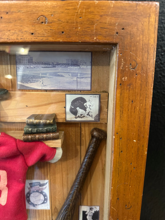 Baseball Themed Shadow Box