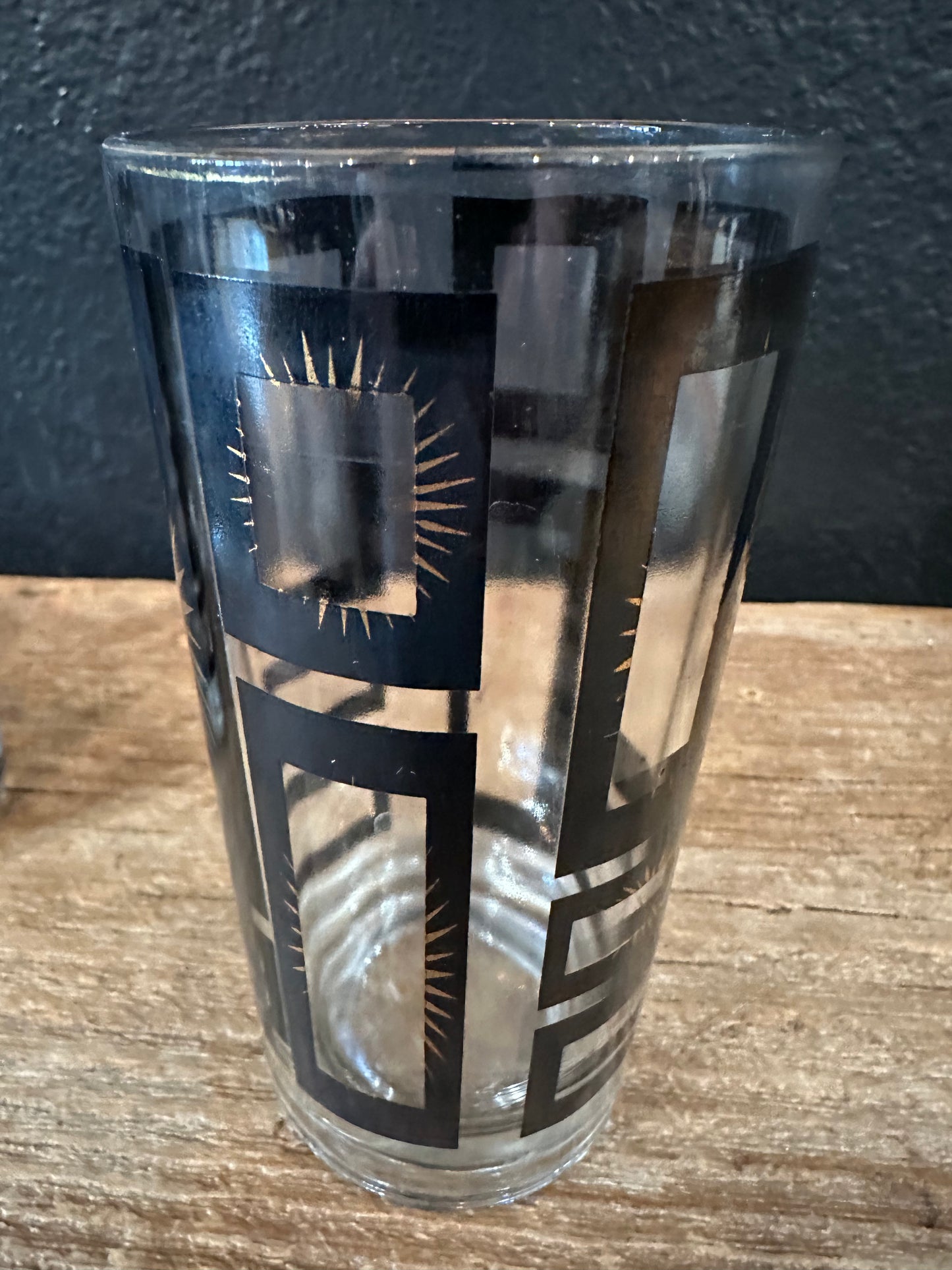 Vintage MCM Atomic Starburst Tumblers | Set Of 6