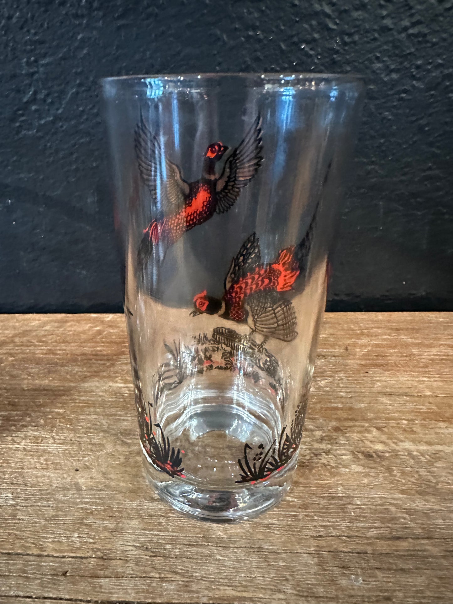 Hazel Atlas Ring Necked Pheasant Tumblers | Set of 6