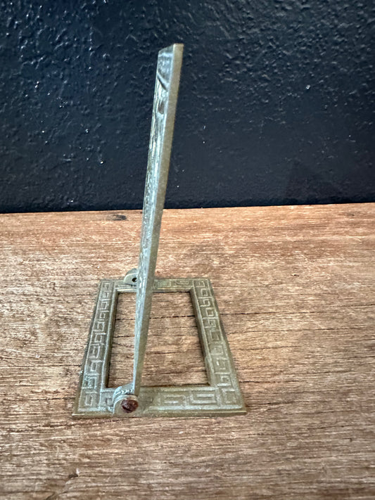 Vintage Brass Phoenix Bookend