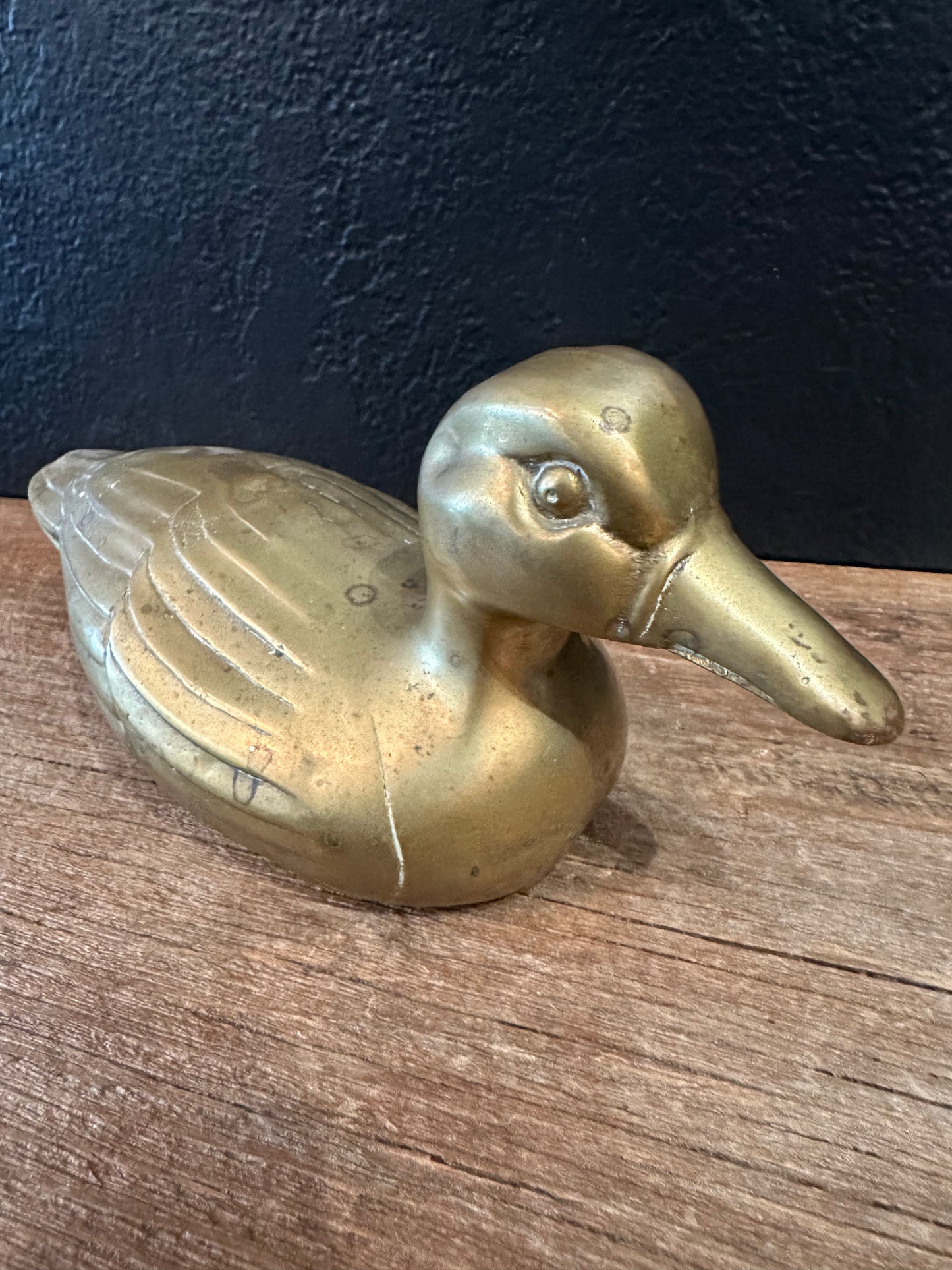 Vintage Brass Duck