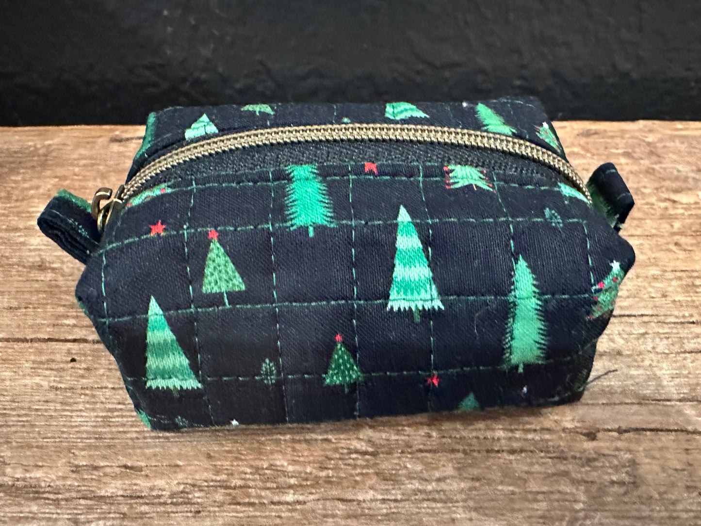 Hand Sewn Holiday Zippered Pouches