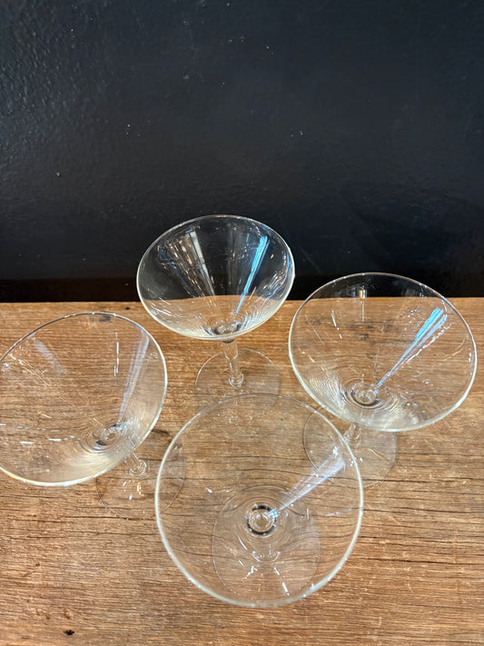 Vintage Martini Glasses