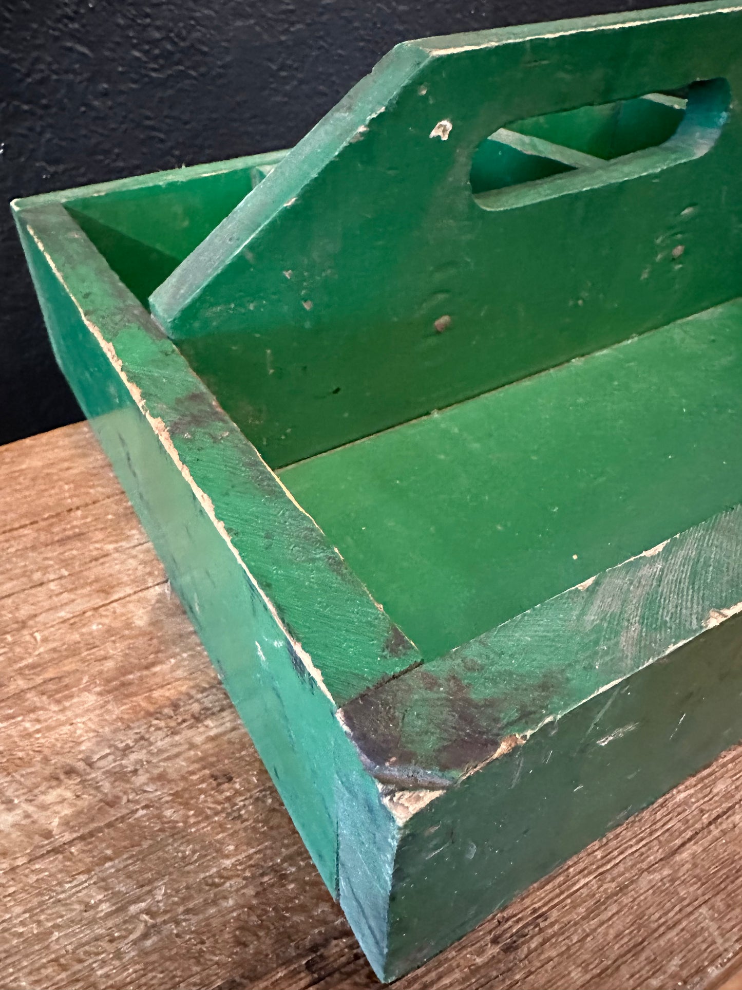 Primitive Wooden Tool Caddy