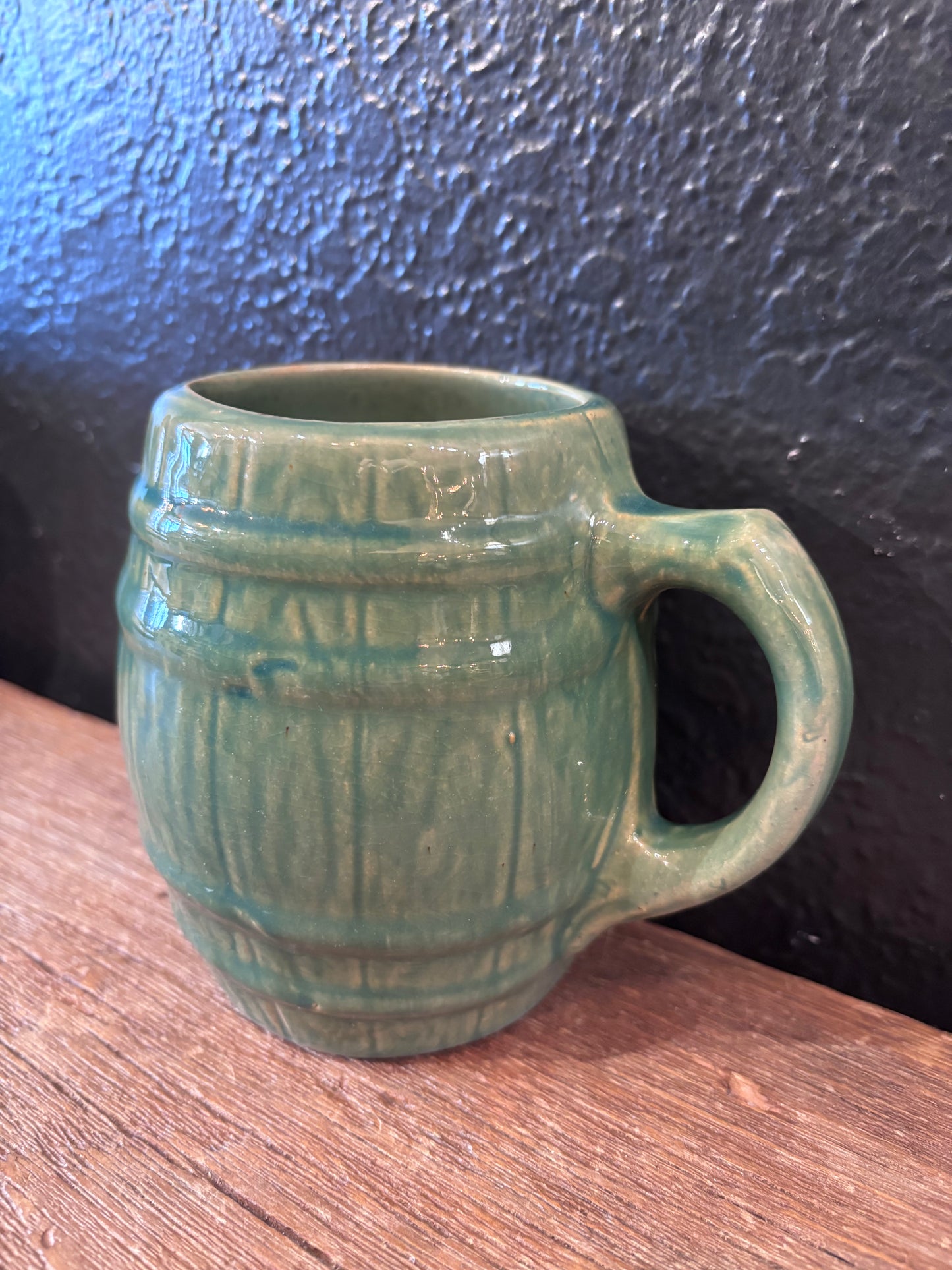 McCoy Stoneware Barrel Mug