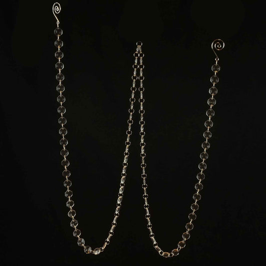 6' Acrylic Crystal Octagon Bead Garland