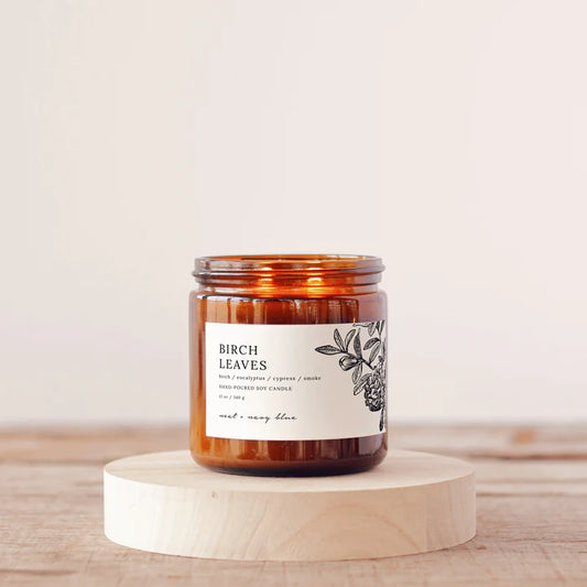 Birch Leaves Soy Candle