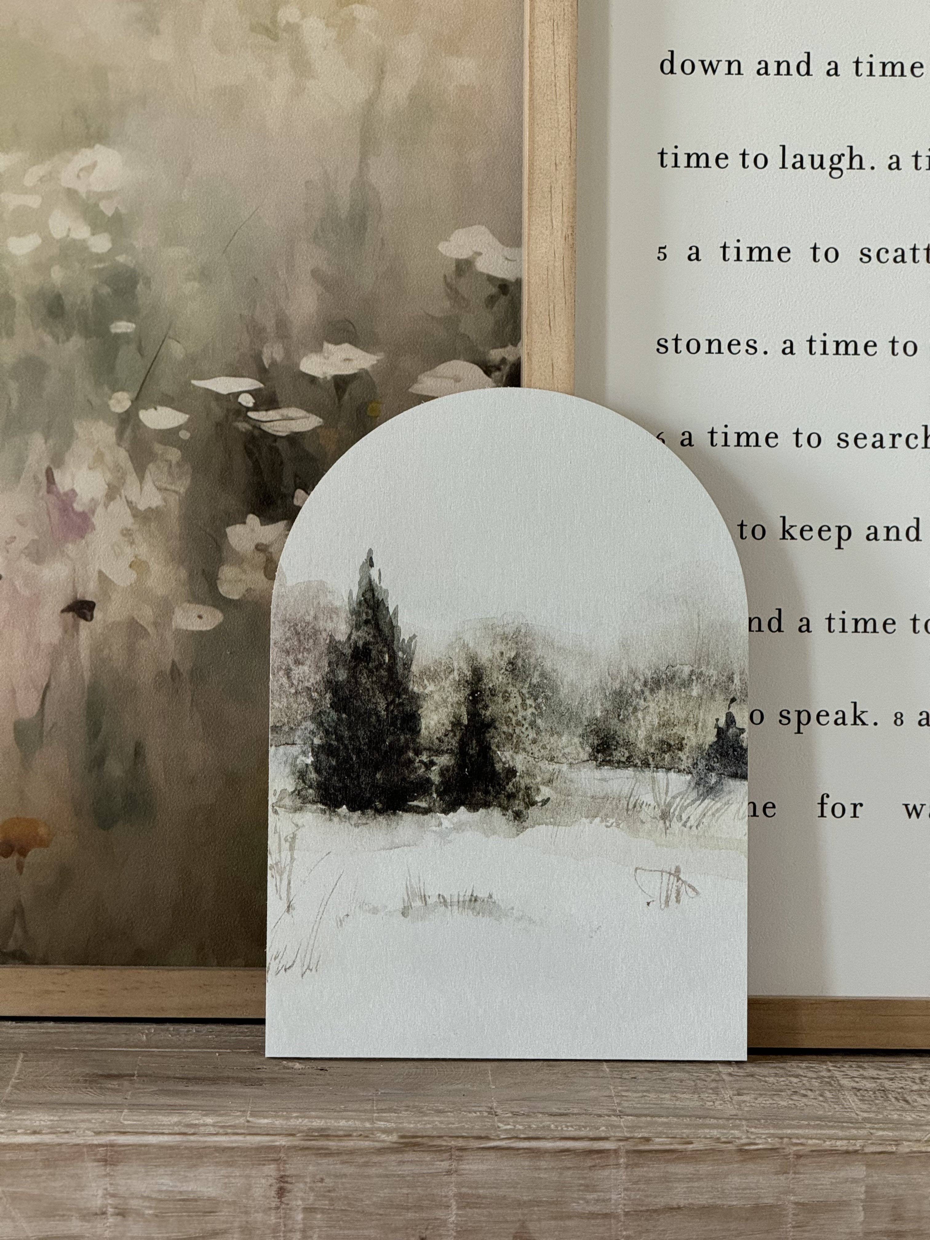 Winter Landscape | Arch Sign