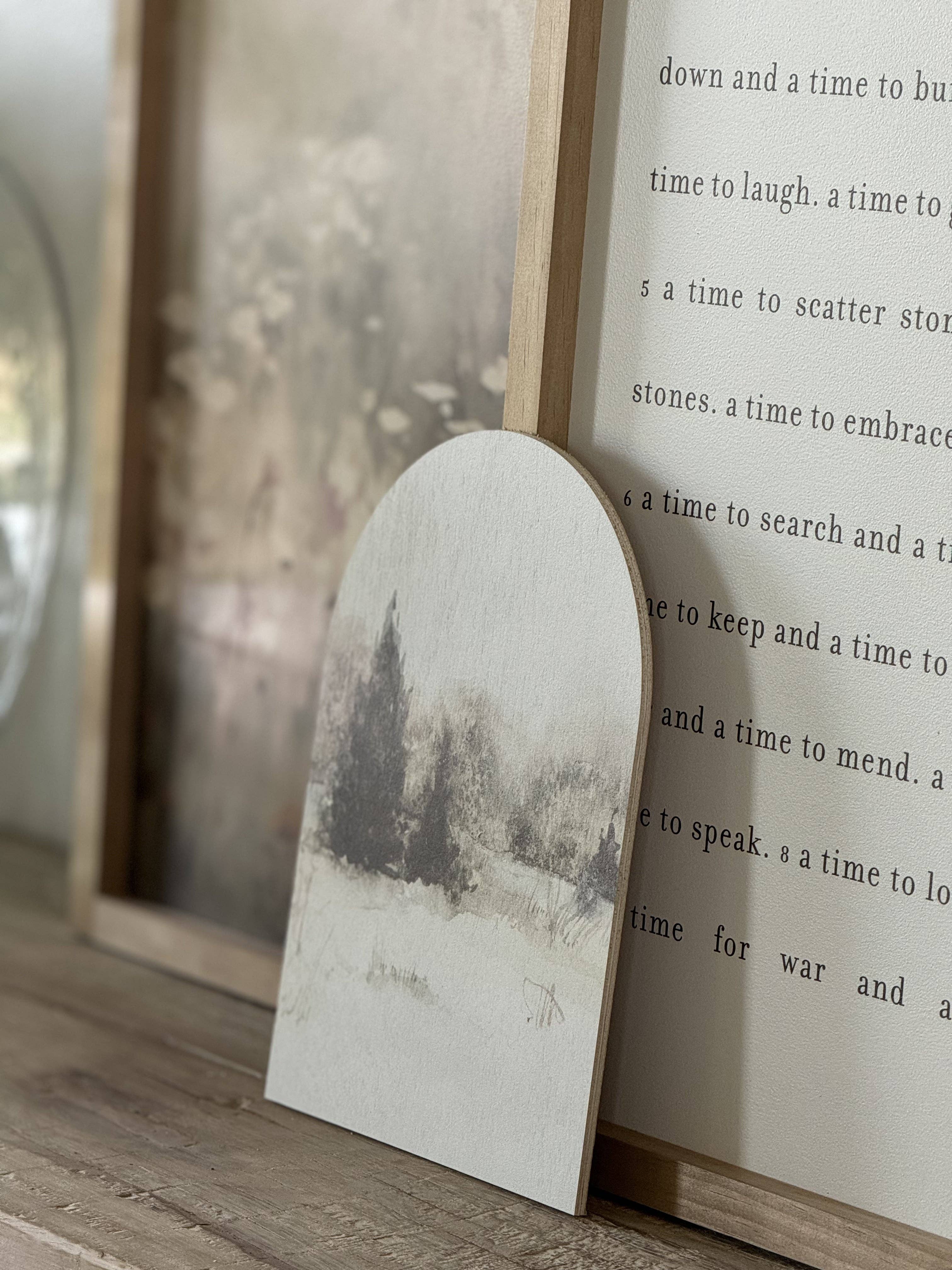 Winter Landscape | Arch Sign