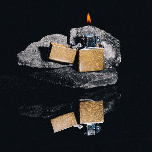 Zippo Classic Antique Brass Windproof Lighter