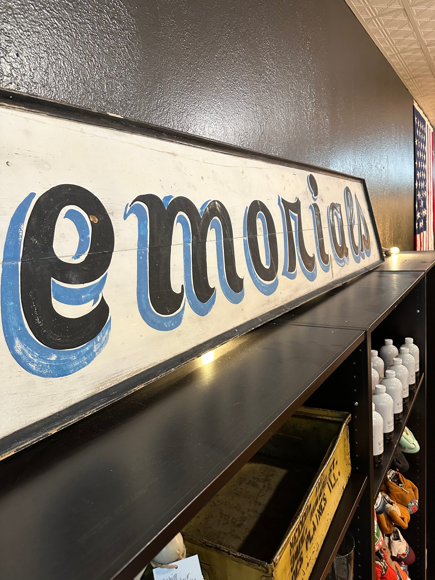Hand Painted Wood Ripon Memorials Sign