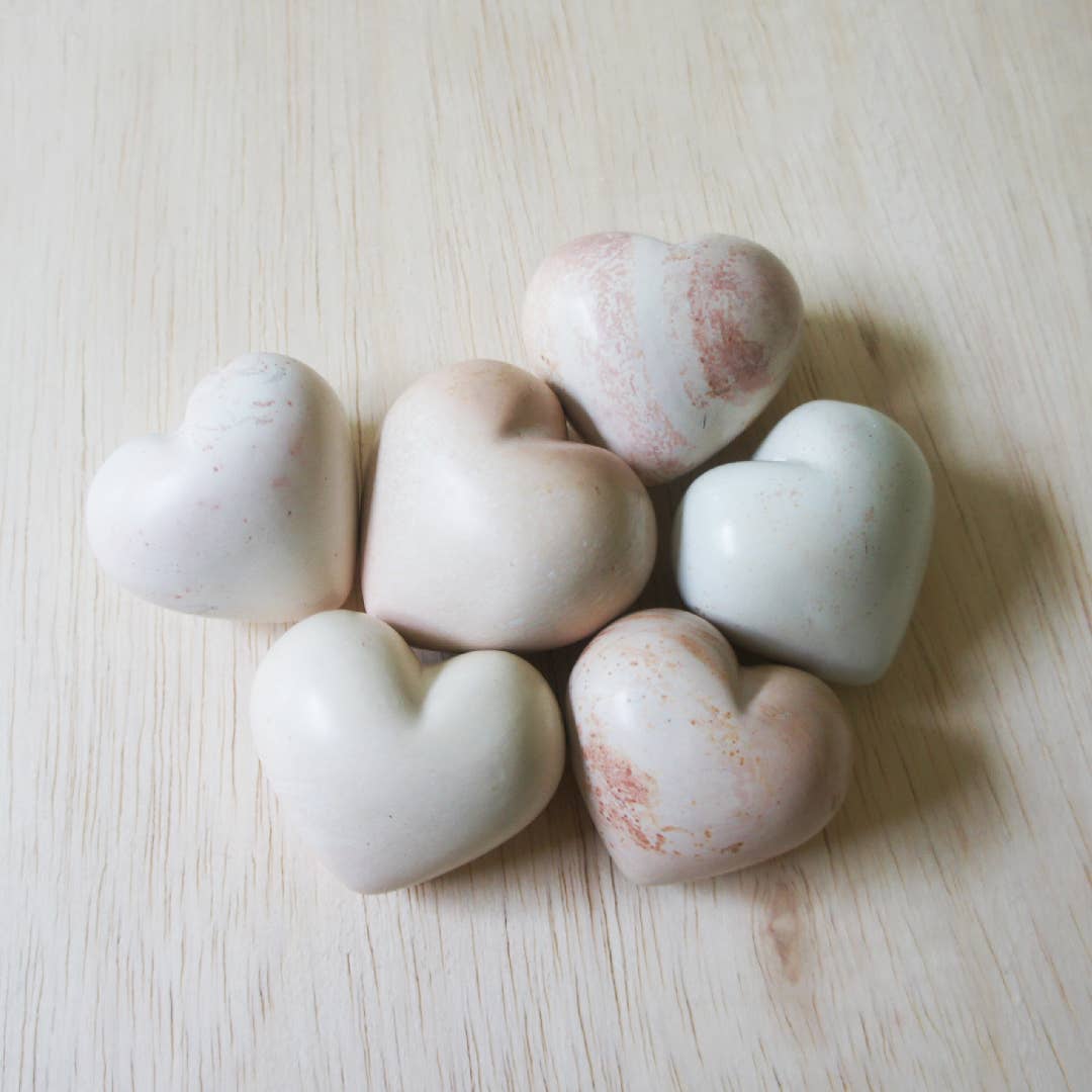 Natural Soap Stone Heart