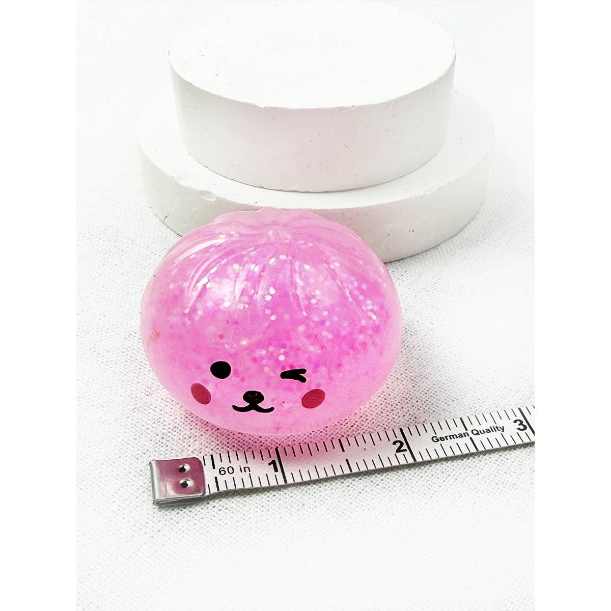 Mini Glittered Dumpling Squishy