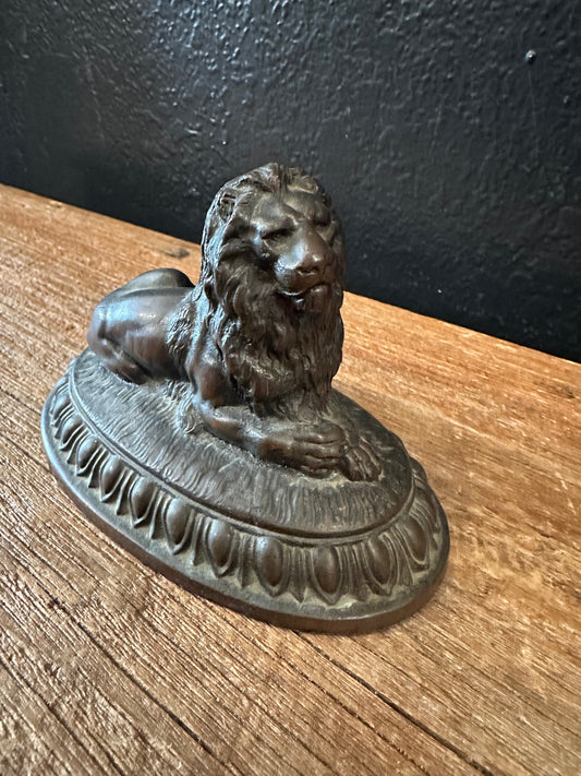 Vintage Cast Lion