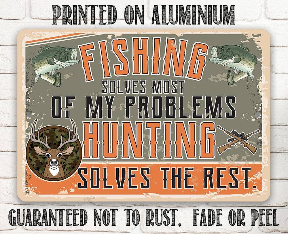 Fishing and Hunting Sign