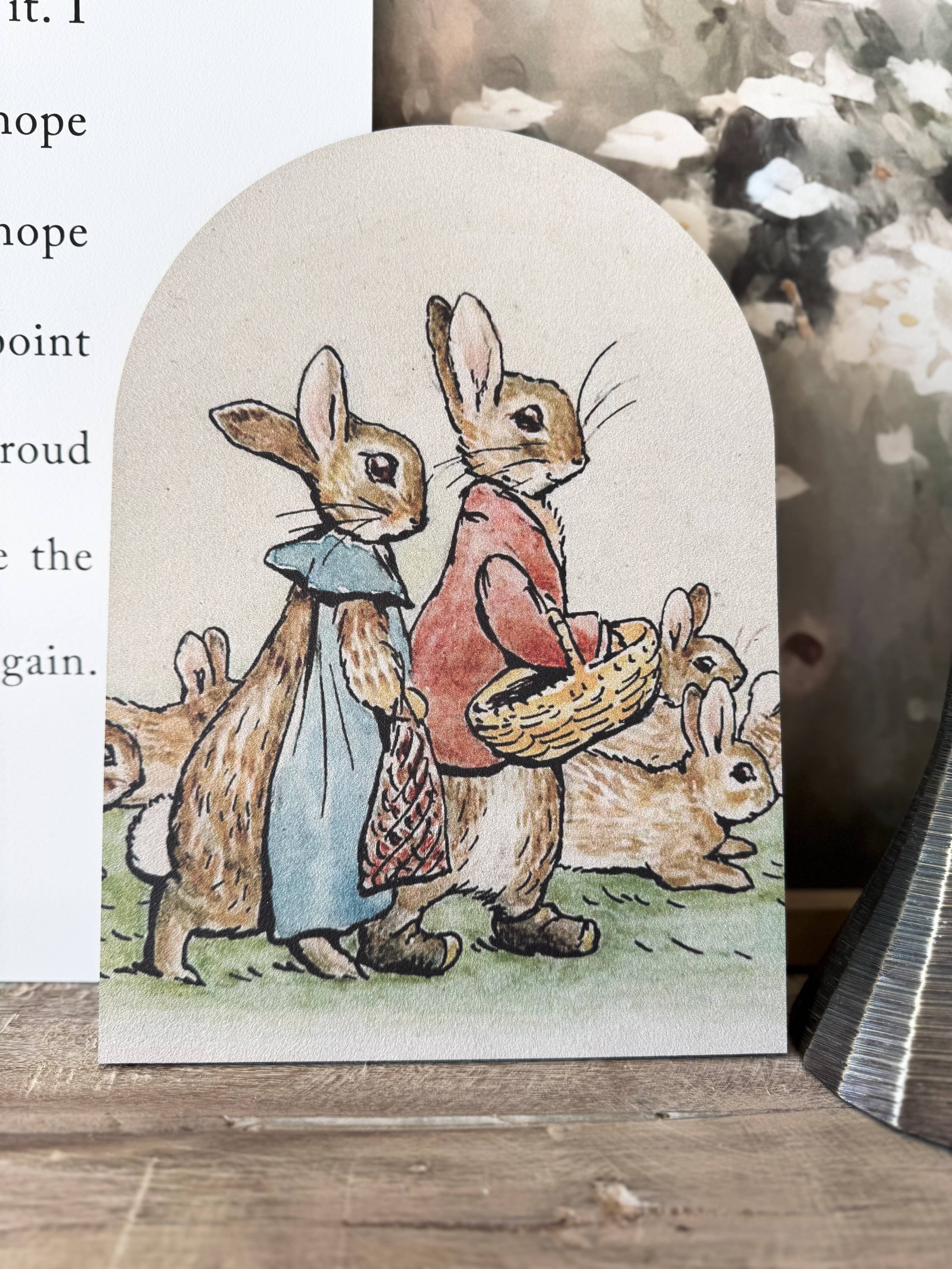 Bunnies Vintage Inspired | Arch Sign