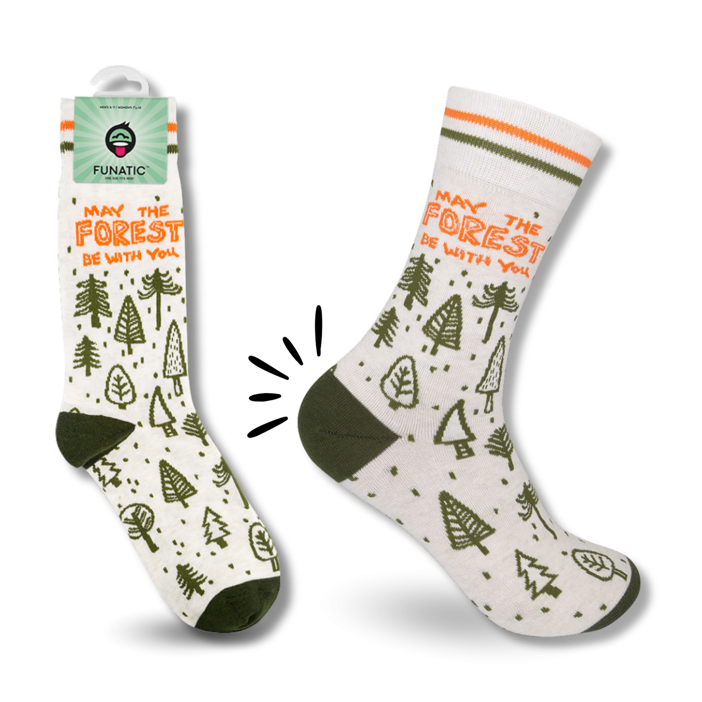 May the Forest Be With You Socks