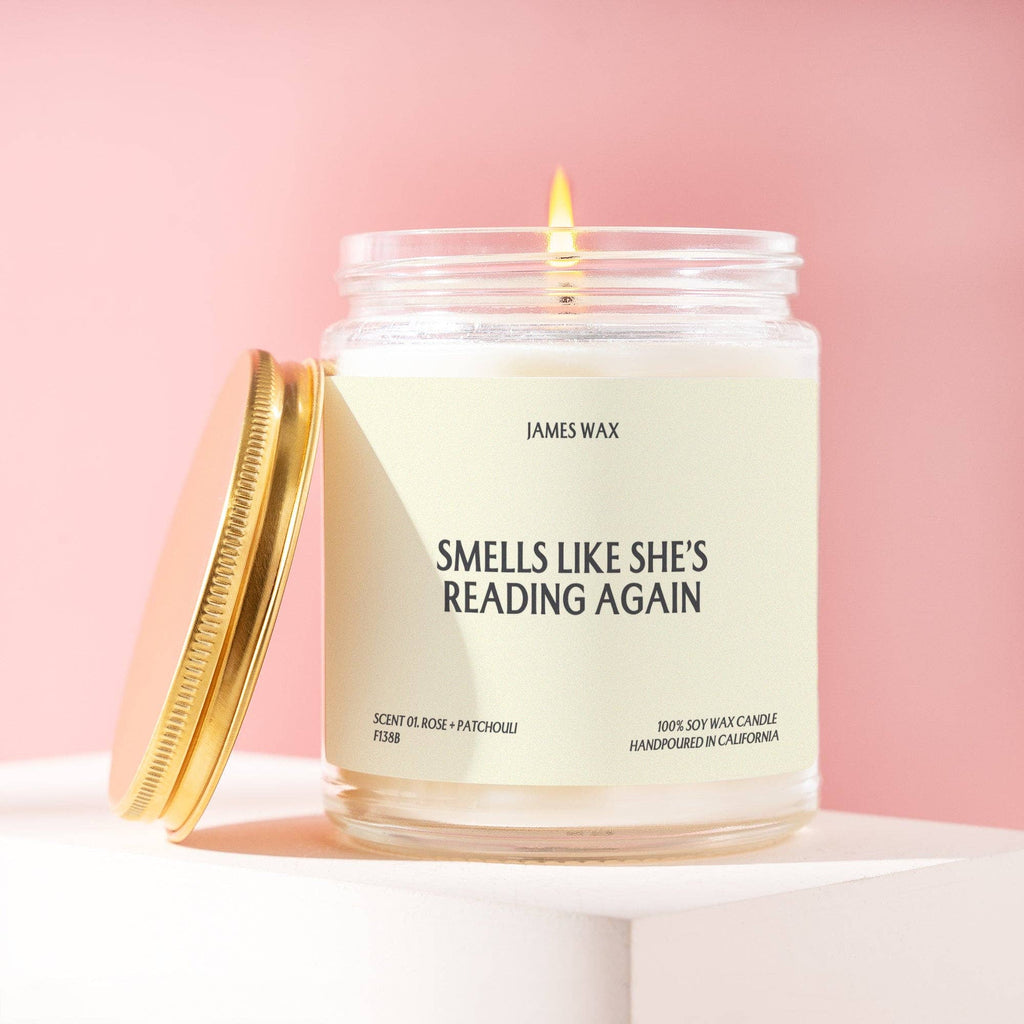 Smells Like She’s Reading Again | White Tea + Jasmine Candle