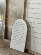 The Night Before Christmas | Arch Sign