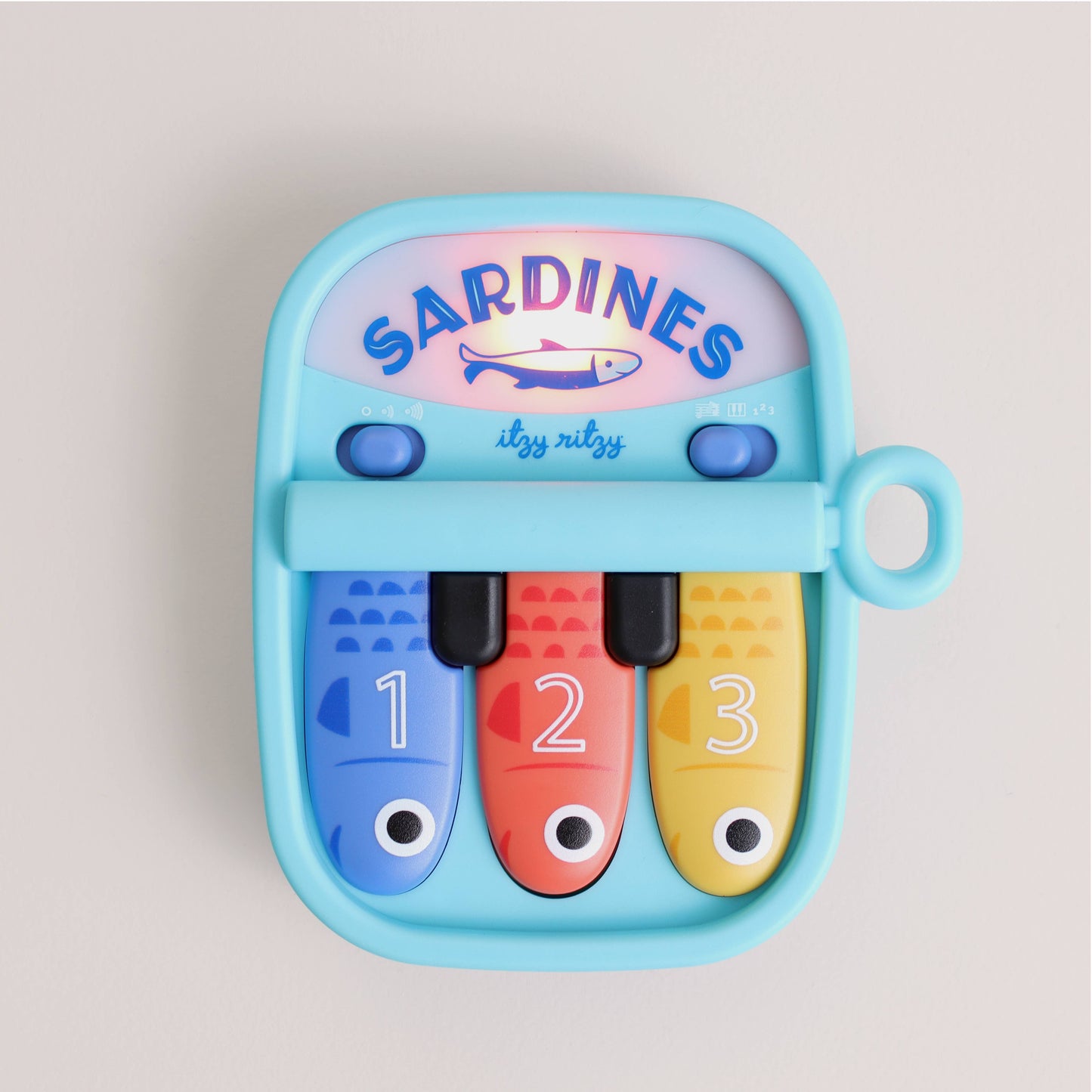 Bitzy Tunes™ Sardines | Light-up Interactive Piano Toy