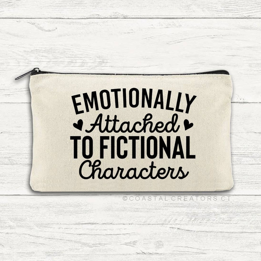 Emotionally Attached to Fictional Characters Zipper Bag