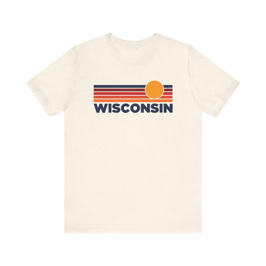 Retro Sunset Wisconsin T-Shirt