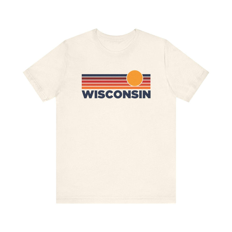Retro Sunset Wisconsin T-Shirt