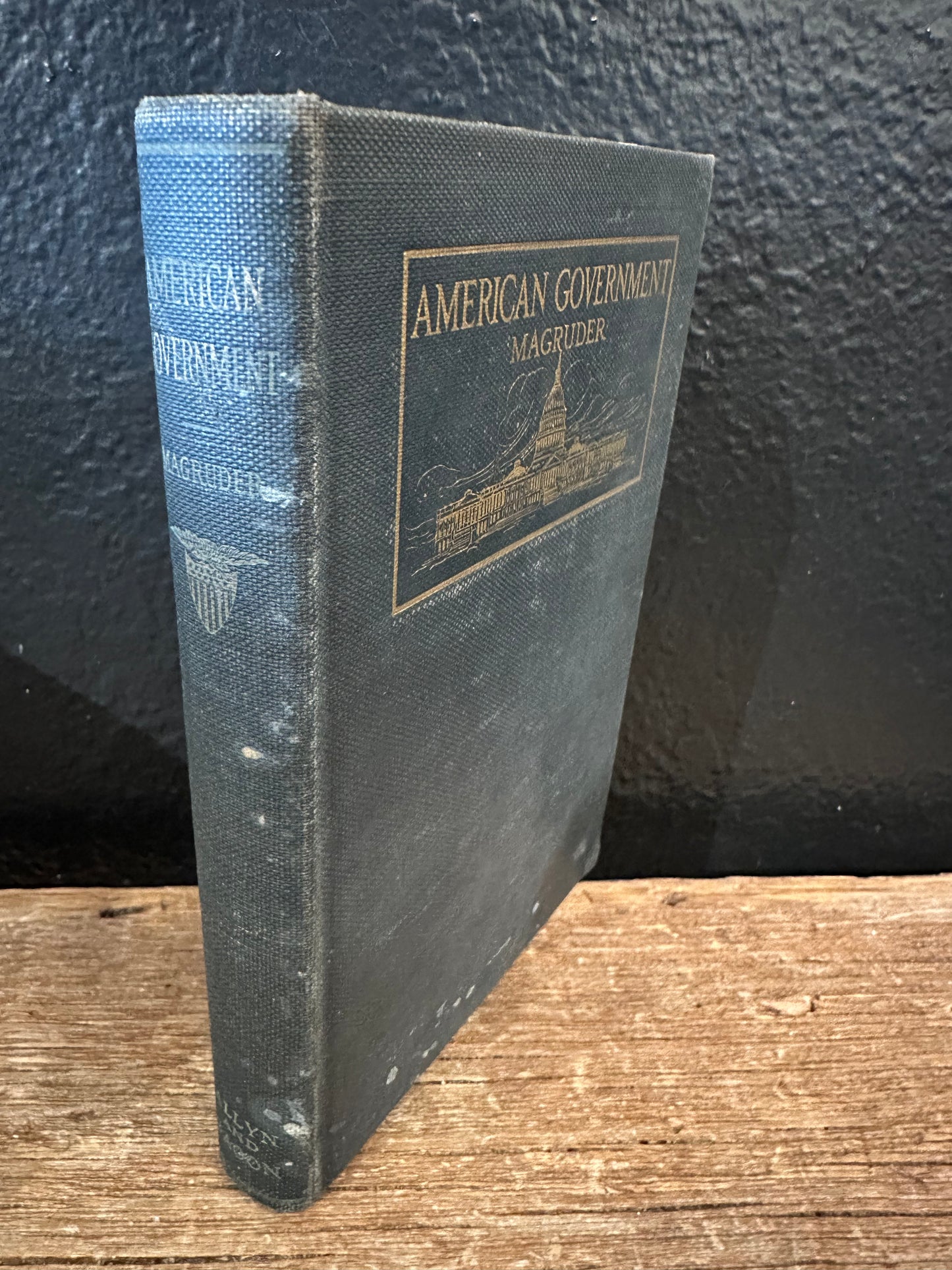 Antique Book ‘American Government’ ~ 1917