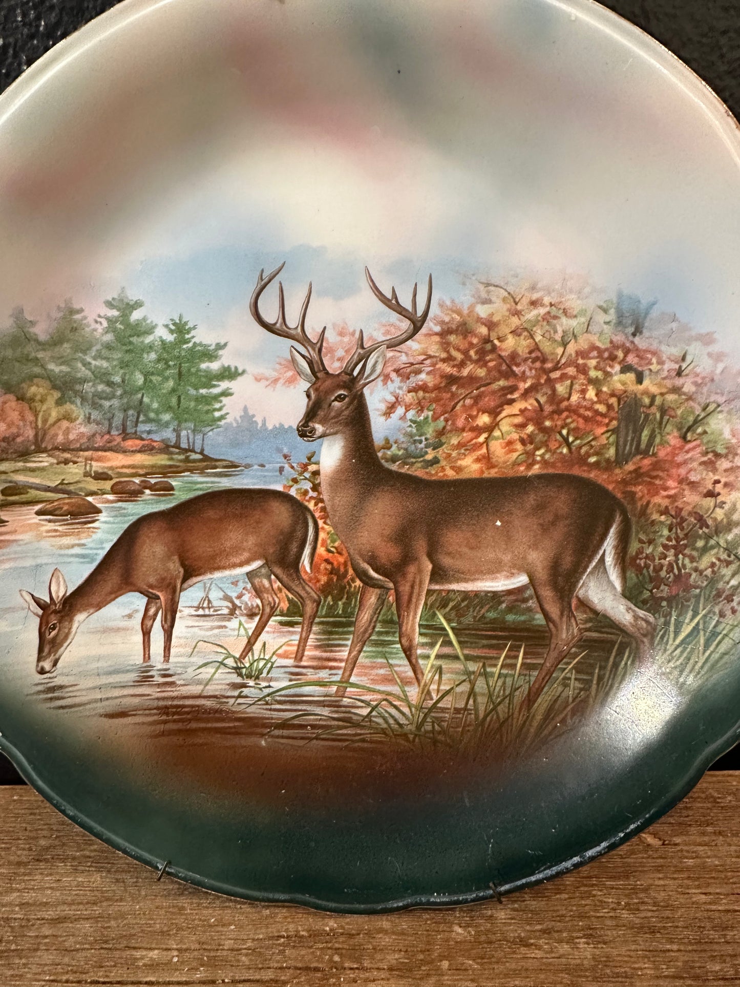Vintage Deer Platter