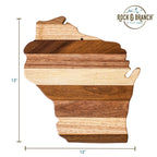 Shiplap Wisconsin Serving Board