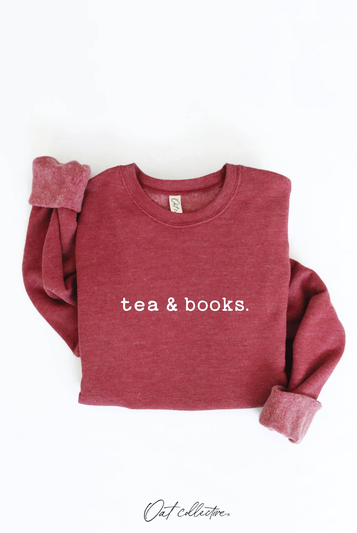 Tea and Books Crewneck Sweatshirt