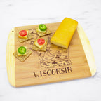 A Slice of Life Wisconsin Cutting & Charcuterie Board