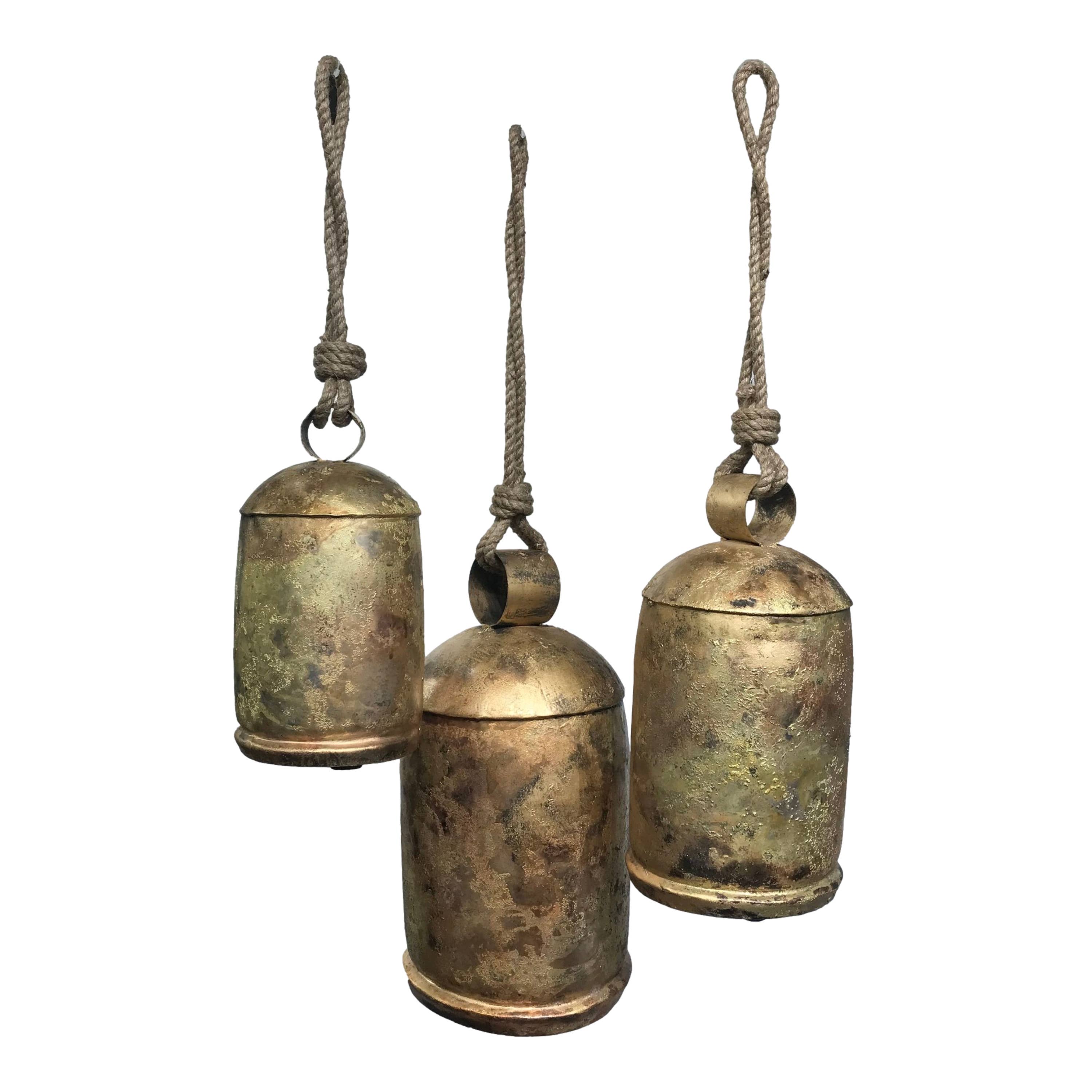 Gold Metal Christmas Cathedral Bell
