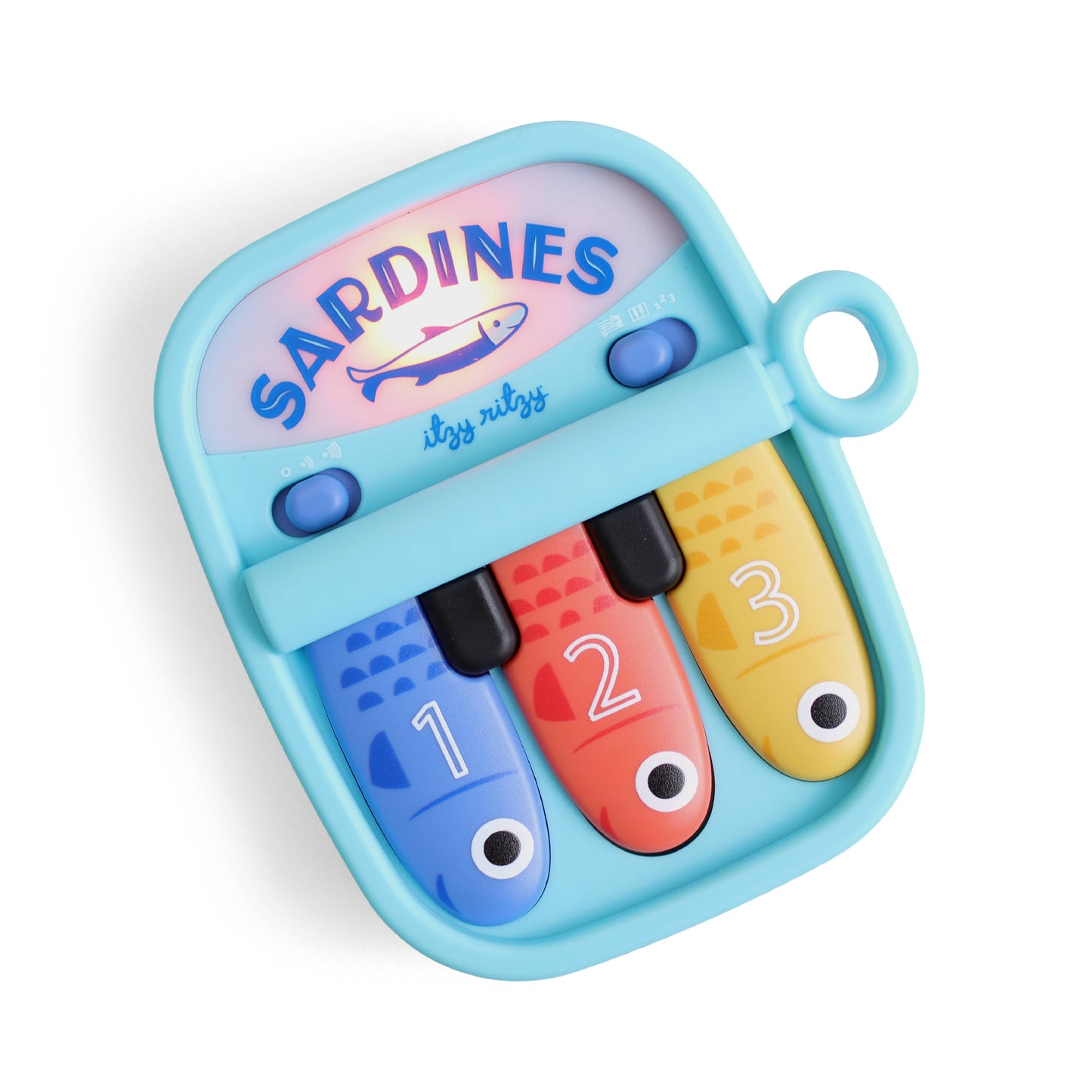 Bitzy Tunes™ Sardines | Light-up Interactive Piano Toy