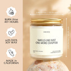 Smells Like Just One More Chapter | Coconut + Orange Candle