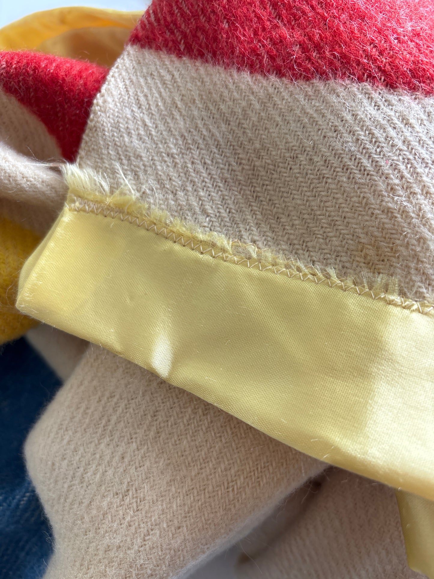 Hudson Bay Style Wool Striped Blanket