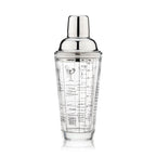 Cocktail Recipe Stainless Steel and Glass Shaker