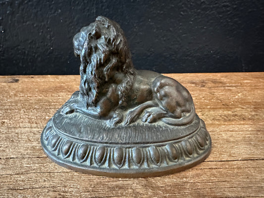 Vintage Cast Lion