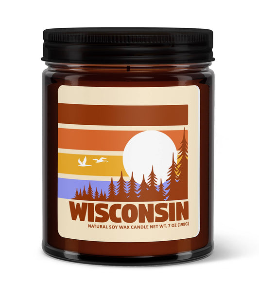 Wisconsin Ombre Sunset Soy Candle